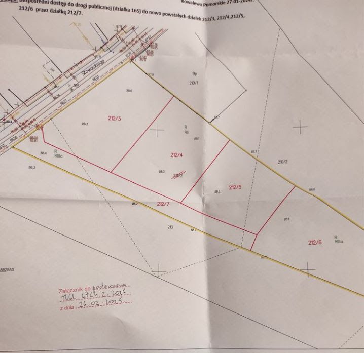Działka budowlana Kowalewo Pomorskie, ul. Słowackiego. Zdjęcie 4