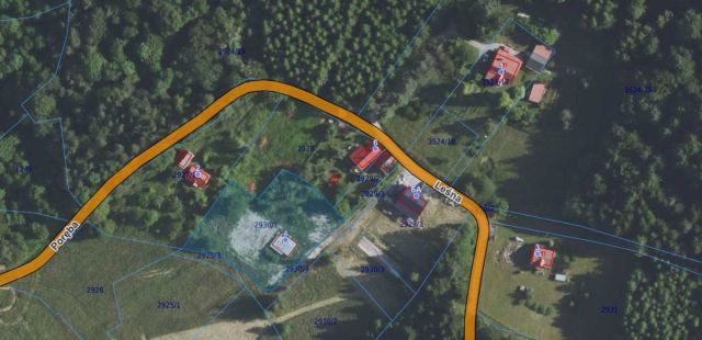 Działka inwestycyjna Odrzykoń, ul. Leśna. Zdjęcie 2