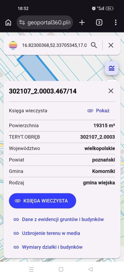 Działka rolno-budowlana Komorniki, ul. Komornicka. Zdjęcie 2