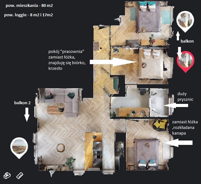 Mieszkanie 4-pokojowe Wrocław Kleczków, ul. Kleczkowska. Zdjęcie 12