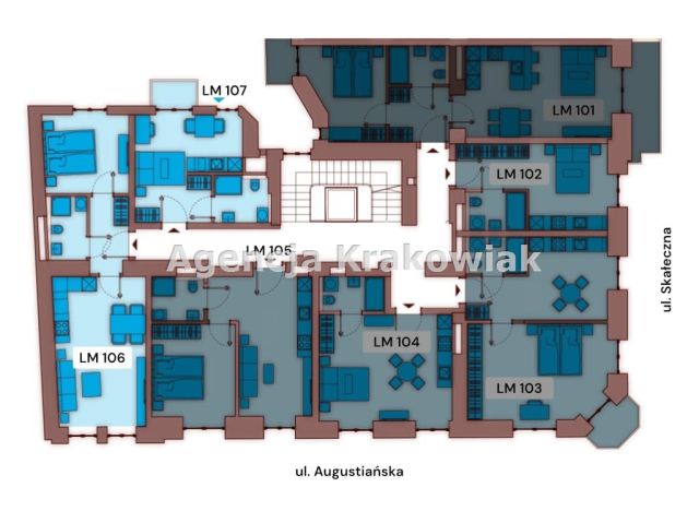 Mieszkanie 1-pokojowe Kraków, ul. Skałeczna. Zdjęcie 14