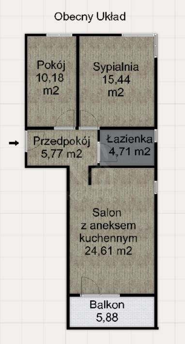 Mieszkanie 3-pokojowe Wrocław Psie Pole, ul. Tymiankowa. Zdjęcie 14