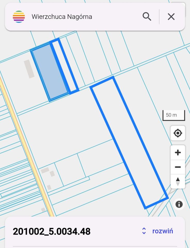Działka rolna Wierzchuca Nagórna. Zdjęcie 8