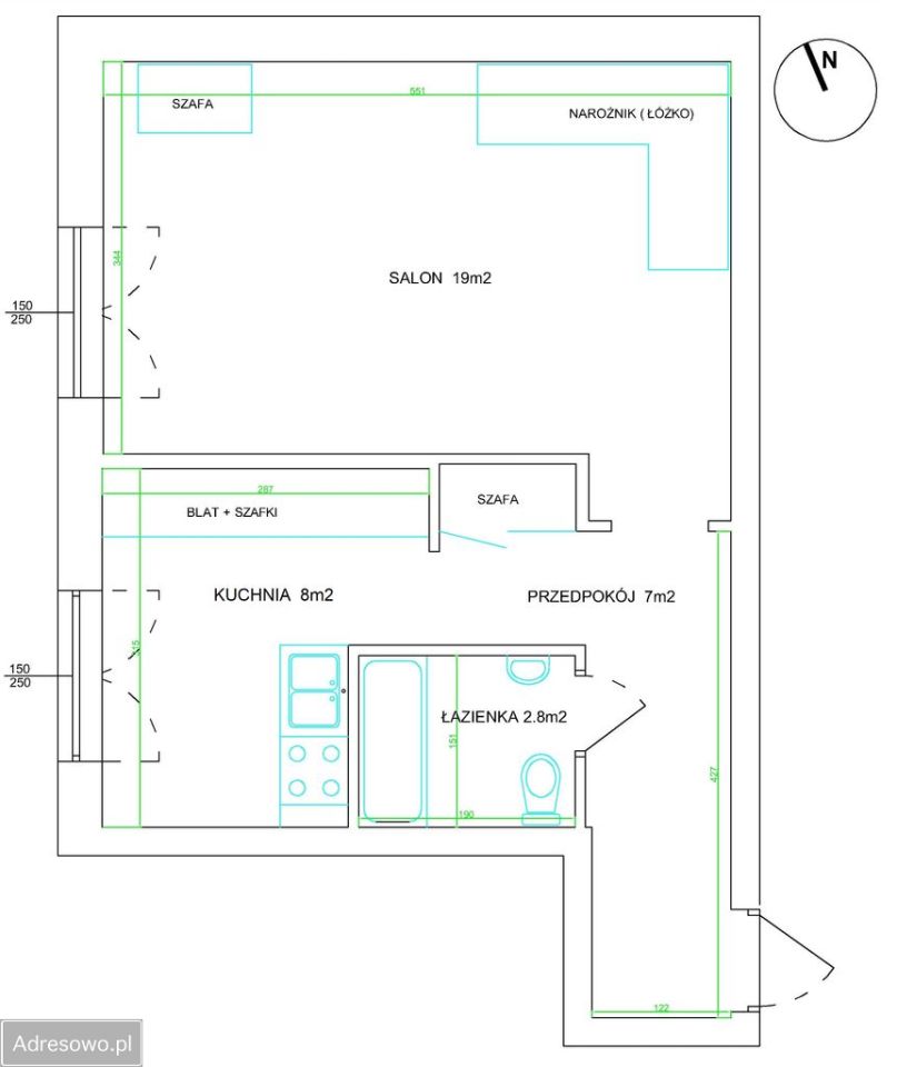 Mieszkanie 1-pokojowe Warszawa Bielany, ul. Antoniego Fontany. Zdjęcie 6