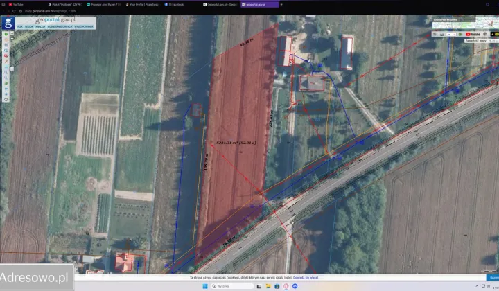 Działka budowlana Nadrybie-Dwór