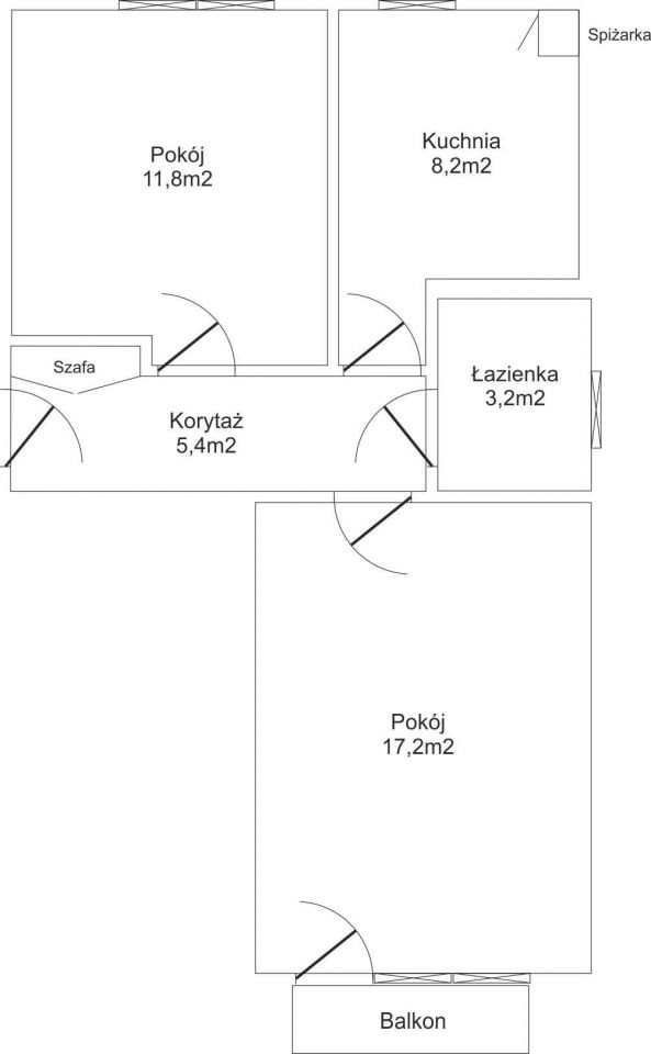 Mieszkanie 2-pokojowe Opole Zaodrze, ul. Alojzego Dambonia