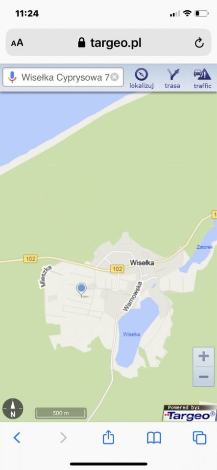 Działka budowlana Wisełka, ul. Cyprysowa