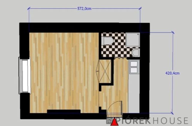 Mieszkanie 1-pokojowe Warszawa Ochota, ul. Uniwersytecka. Zdjęcie 10