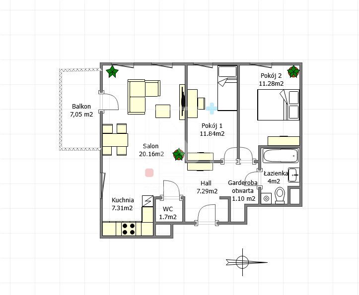Mieszkanie 3-pokojowe Warszawa Ursus, ul. Stanisława Bodycha. Zdjęcie 6