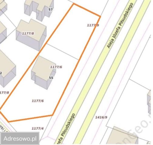Działka budowlana Bielsk Podlaski, al. Józefa Piłsudskiego. Zdjęcie 1