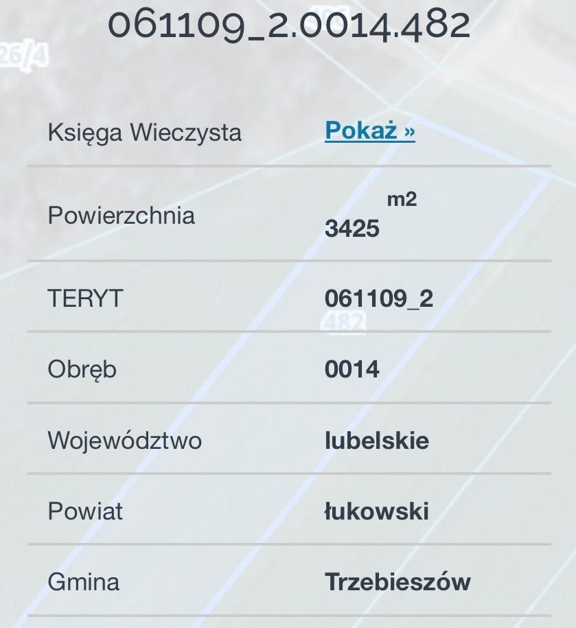 Działka rolna Szaniawy-Matysy. Zdjęcie 4