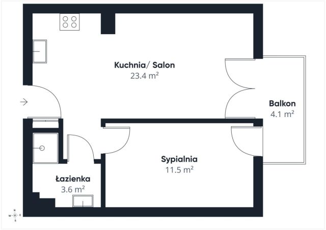 Mieszkanie 2-pokojowe Kołobrzeg Podczele, ul. Lwowska. Zdjęcie 10