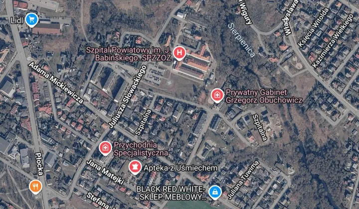 Mieszkanie 3-pokojowe Sierpc, ul. Szpitalna