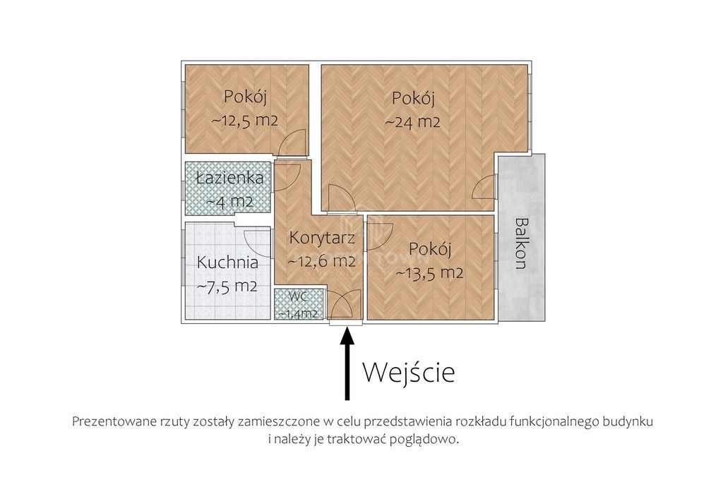 Mieszkanie 3-pokojowe Warszawa Białołęka, ul. Myśliborska. Zdjęcie 11