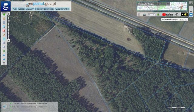 Działka leśna Rupin. Zdjęcie 1