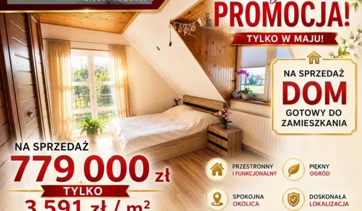 dom wolnostojący, 5 pokoi Szabda