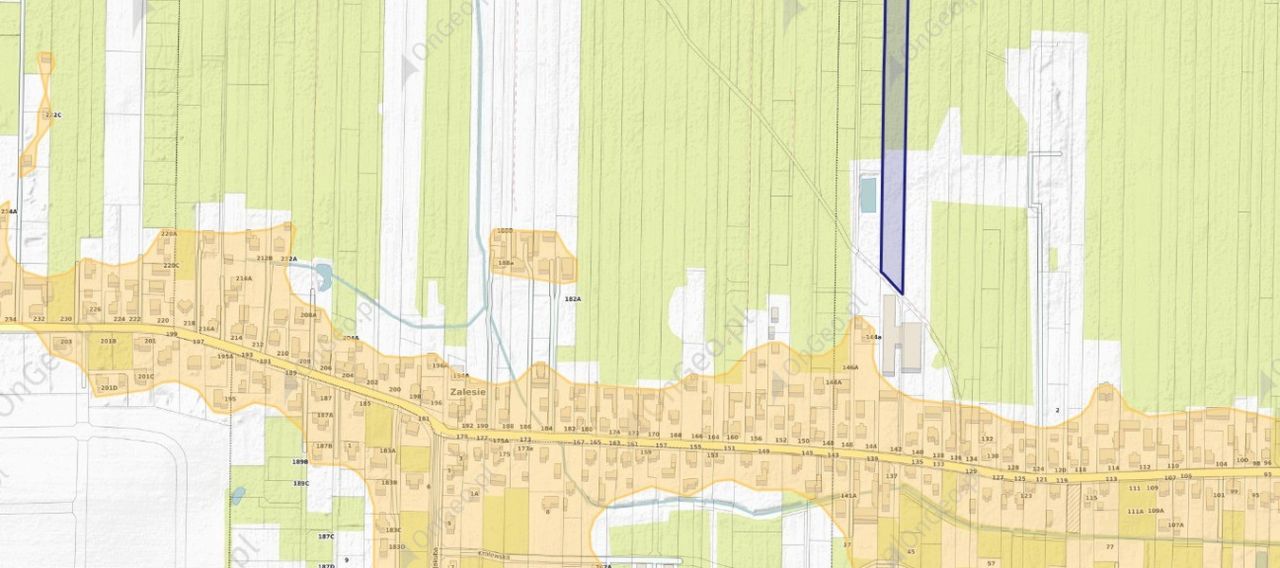 Działka rolno-budowlana Zalesie. Zdjęcie 1