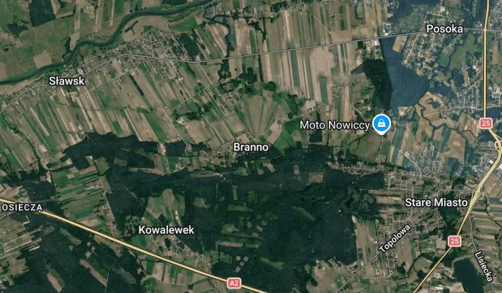 Działka rolno-budowlana Branno