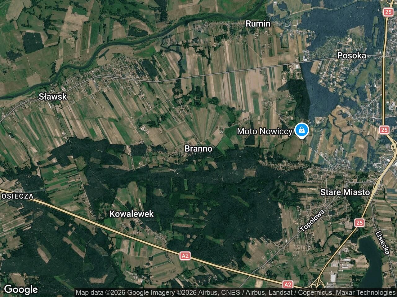 Działka rolno-budowlana Branno. Zdjęcie 1