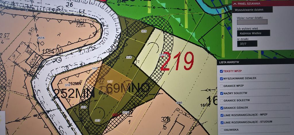 Działka Koźmice Wielkie. Zdjęcie 8