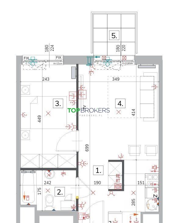 Mieszkanie 2-pokojowe Warszawa Praga-Północ, ul. Aleksandra Kotsisa. Zdjęcie 13