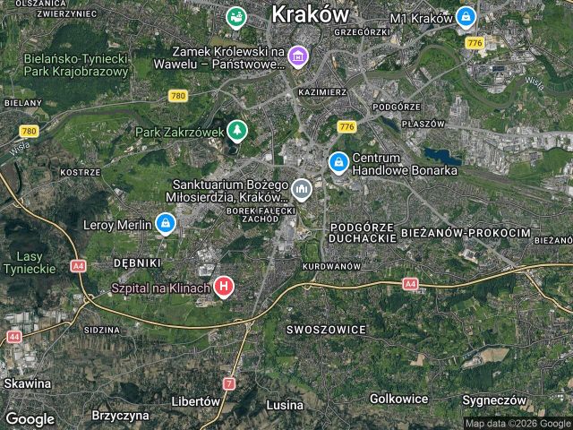 Działka budowlana Kraków Łagiewniki-Borek Fałęcki, ul. Waleriana Łukasińskiego. Zdjęcie 1