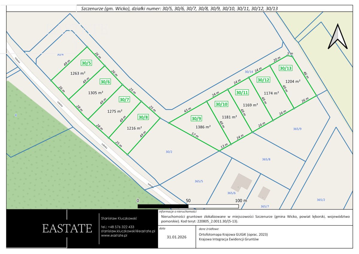 Działka budowlana Szczenurze. Zdjęcie 5