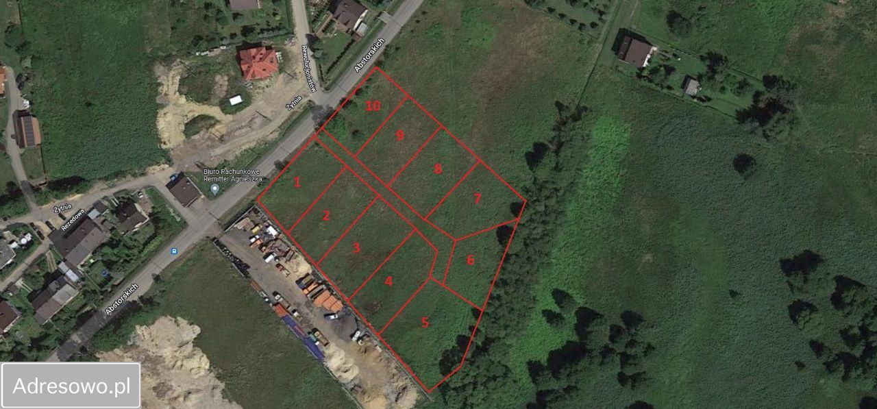 Działka budowlana Jaworzno Byczyna, ul. Abstorskich