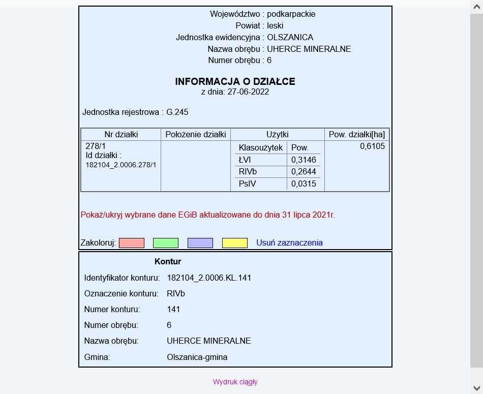 Działka budowlana Uherce Mineralne. Zdjęcie 8