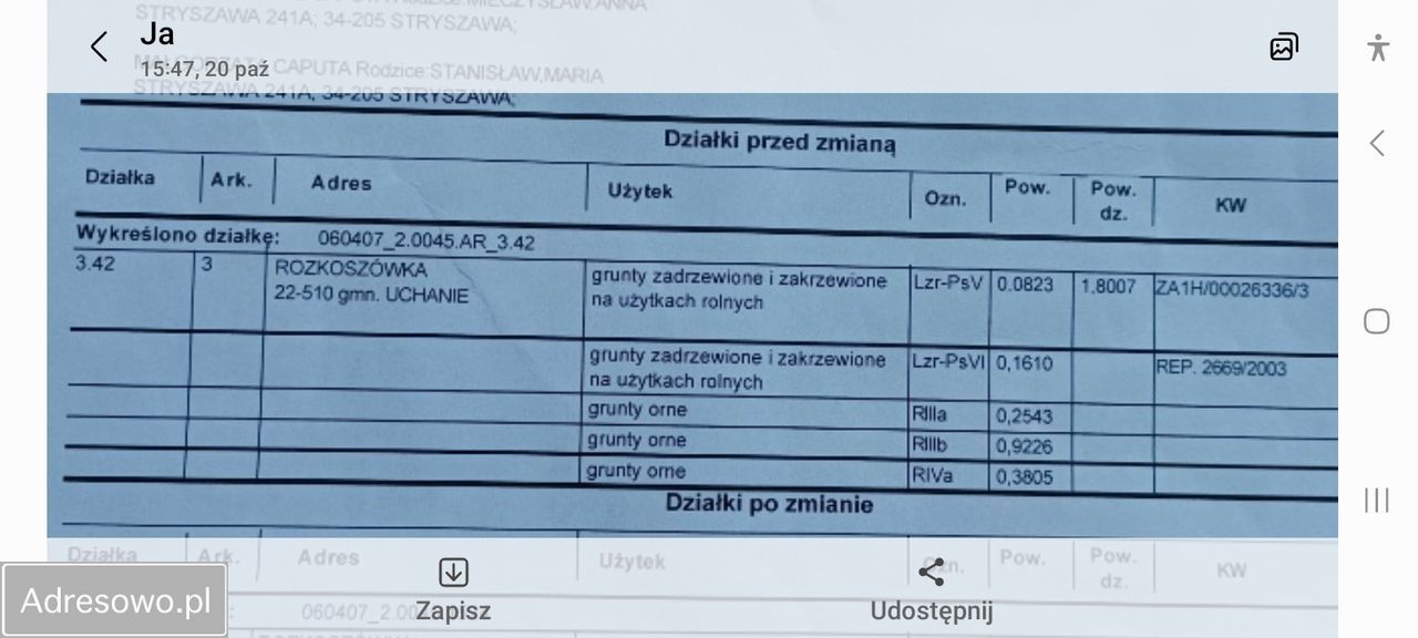 Działka rolna Rozkoszówka. Zdjęcie 8