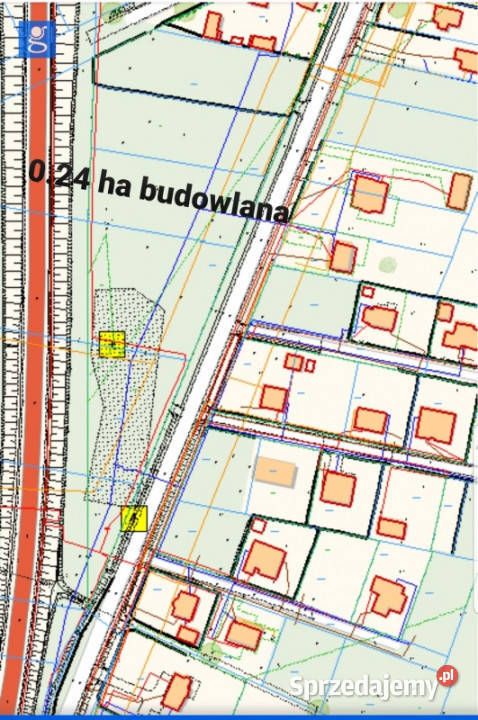 Działka budowlana Rzeczyca, ul. Radzyńska. Zdjęcie 1