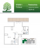 Mieszkanie 1-pokojowe Karwiany. Zdjęcie 4