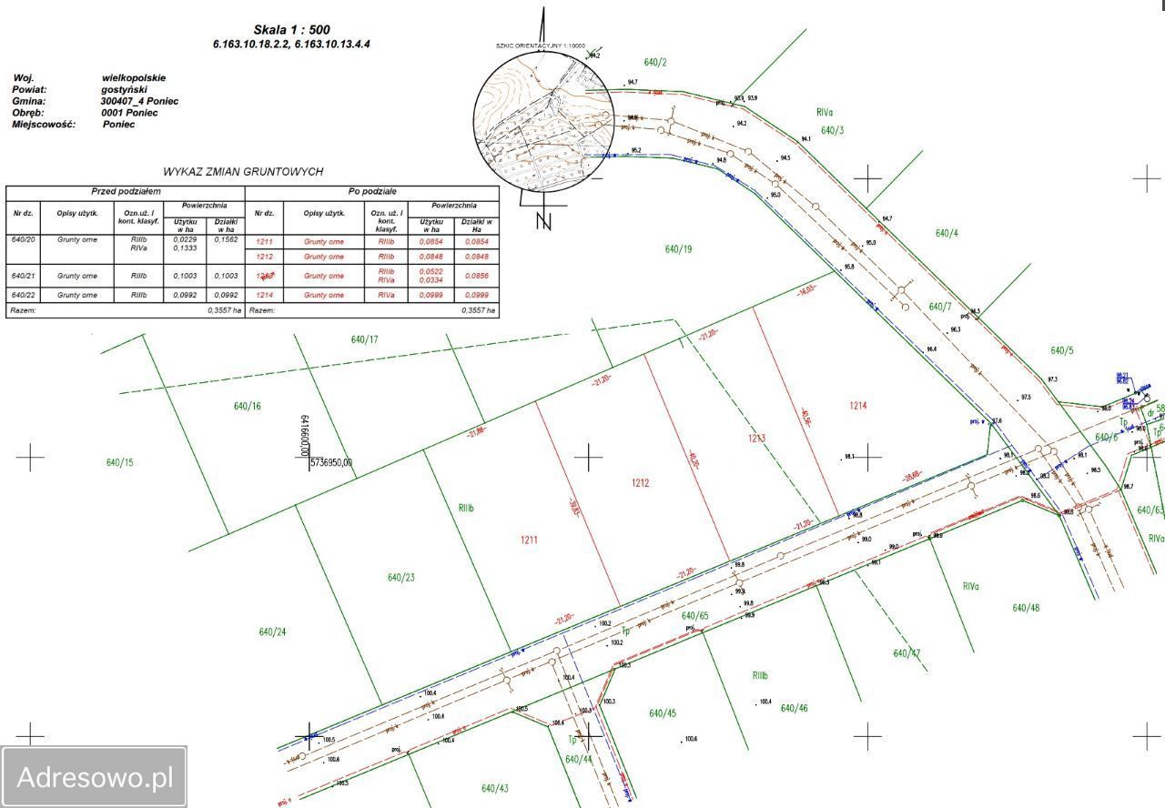 Działka budowlana Poniec. Zdjęcie 2