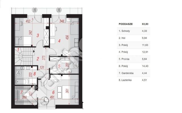 dom wolnostojący, 5 pokoi Bratkowice. Zdjęcie 24