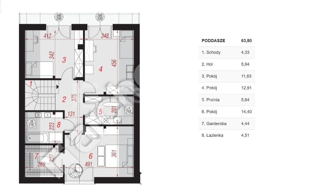 dom wolnostojący, 5 pokoi Bratkowice. Zdjęcie 24