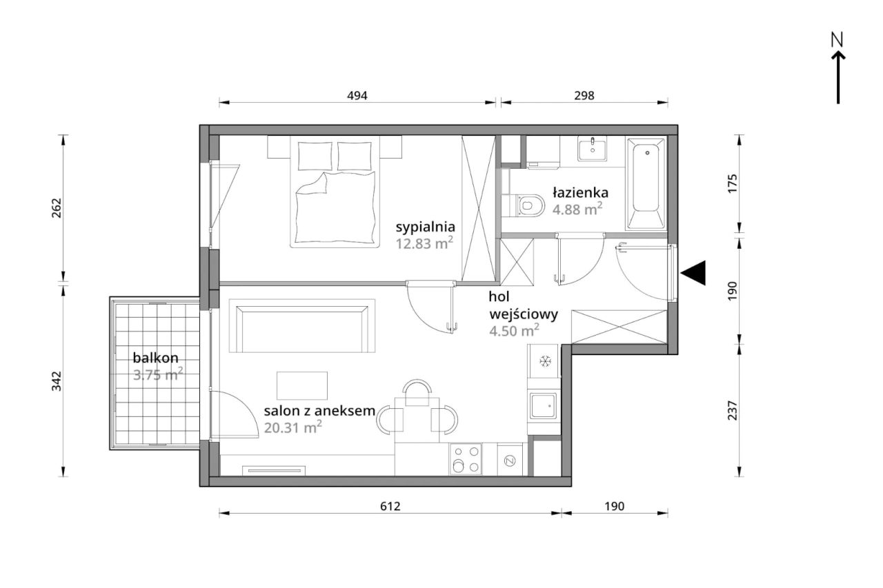 Mieszkanie 2-pokojowe Warszawa Praga-Południe, ul. Podskarbińska. Zdjęcie 7