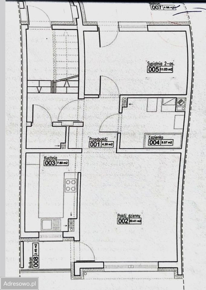 Mieszkanie 2-pokojowe Rzeszów Drabinianka, ul. Eugeniusza Kwiatkowskiego. Zdjęcie 13