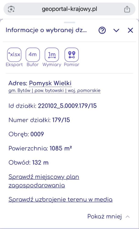 Działka budowlana Pomysk Wielki. Zdjęcie 2