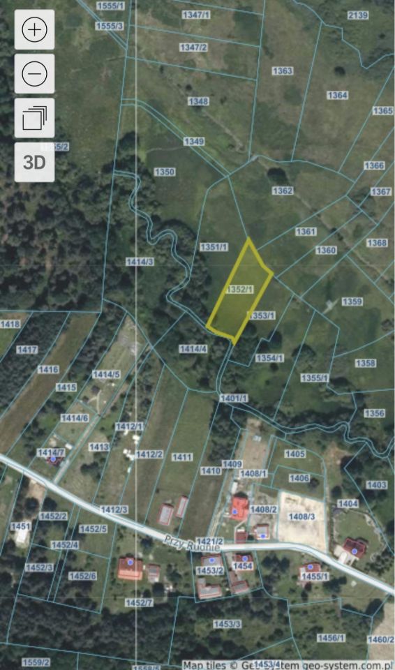 Działka rolna Brodła Spaliska, ul. Przy Rudnie