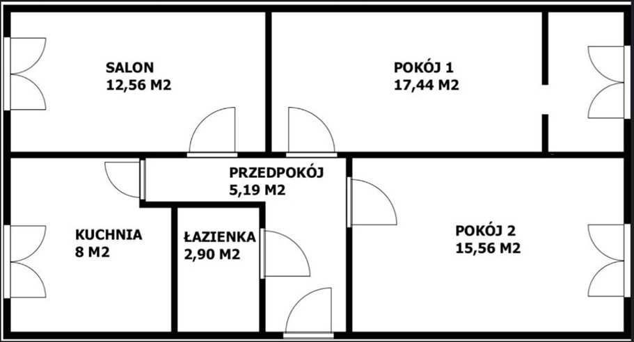 Mieszkanie 3-pokojowe Legnica. Zdjęcie 2