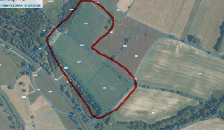 Działka rolna Błażkowa, Błażkowa