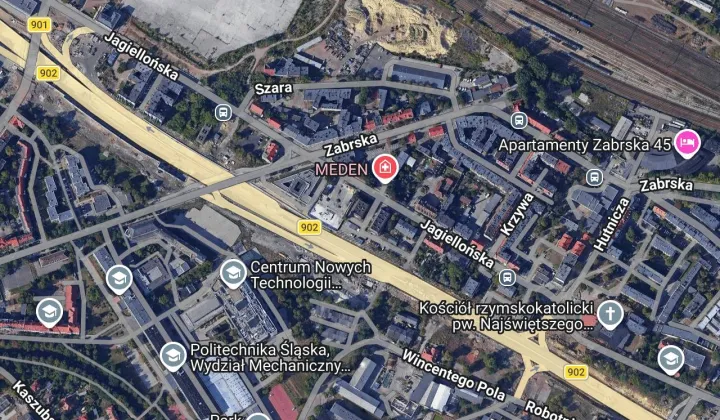 Garaż/miejsce parkingowe Gliwice Śródmieście, ul. Jagiellońska