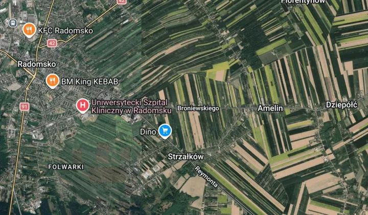 Działka budowlana Strzałków, ul. Broniewskiego