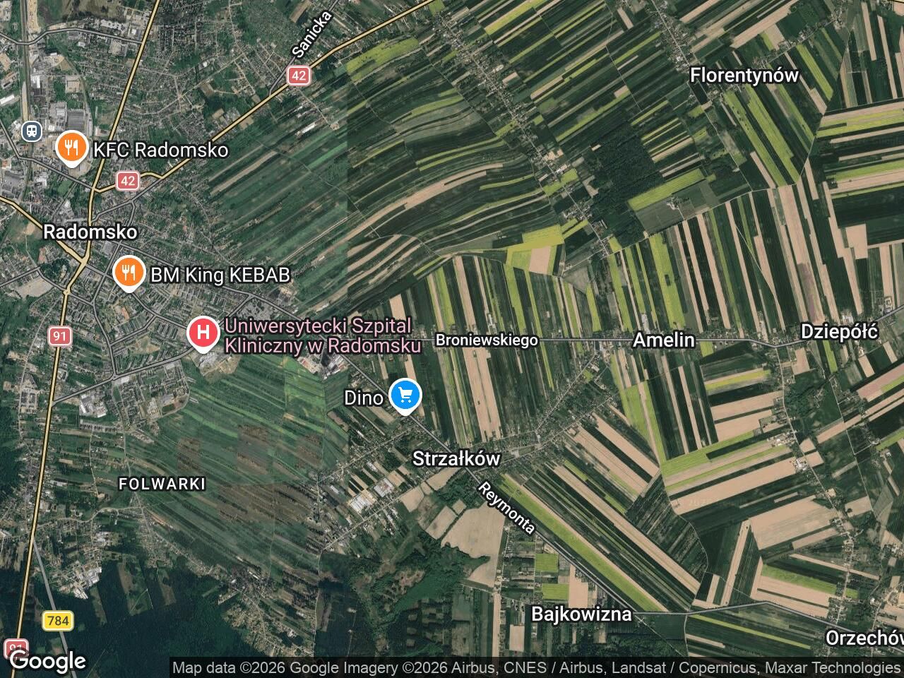 Działka budowlana Strzałków, ul. Broniewskiego. Zdjęcie 1