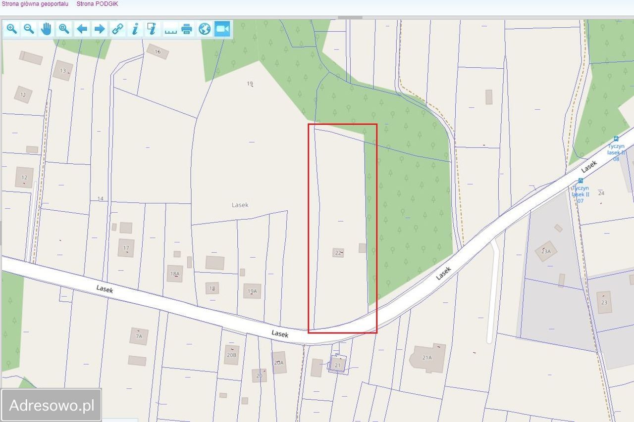 Działka inna Tyczyn, ul. Lasek. Zdjęcie 2