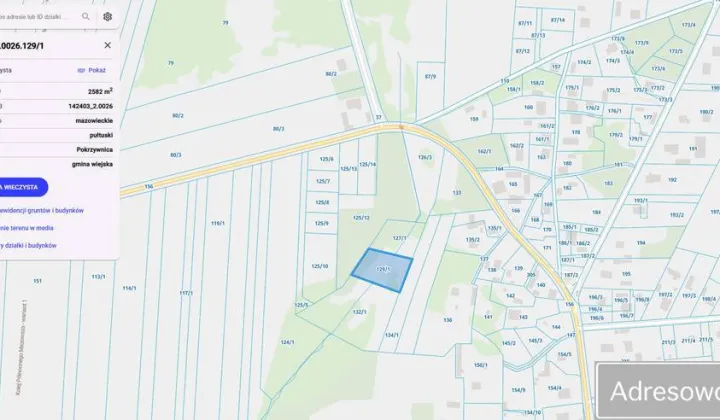 Działka rolna Pobyłkowo Małe