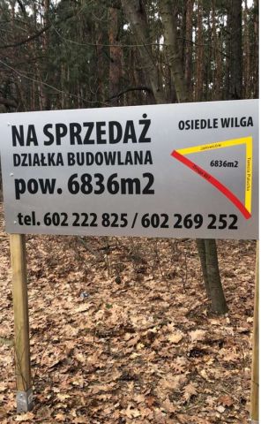 Działka budowlana Wilga Kolonia Wilga, Jawockow. Zdjęcie 1