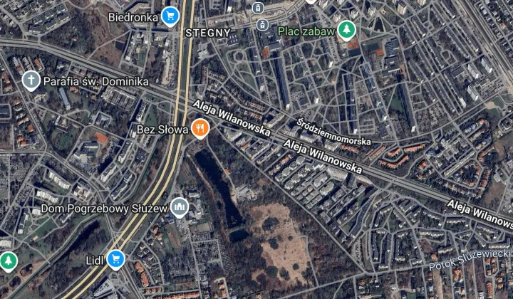 Mieszkanie 2-pokojowe Warszawa Mokotów, al. Wilanowska