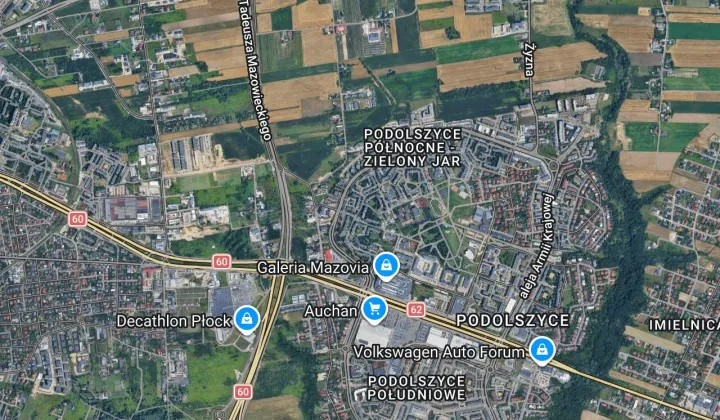 Mieszkanie 3-pokojowe Płock Podolszyce, ul. Szarych Szeregów