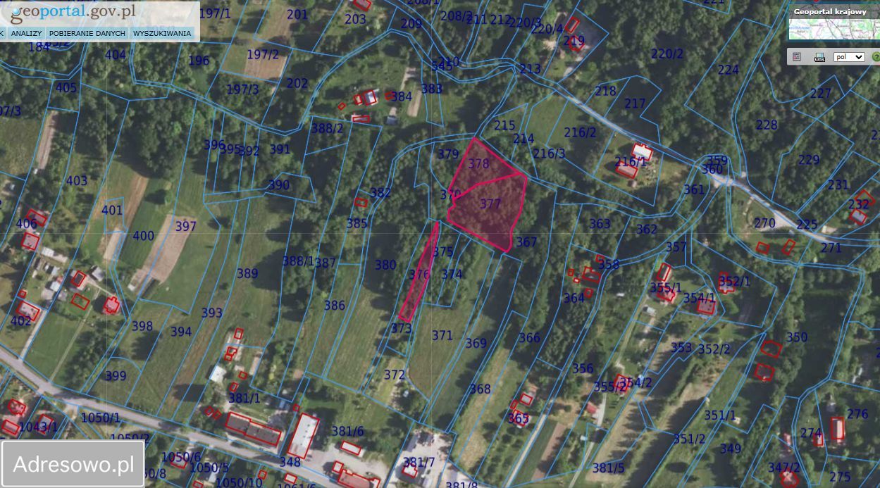 Działka rolna Węglówka. Zdjęcie 2